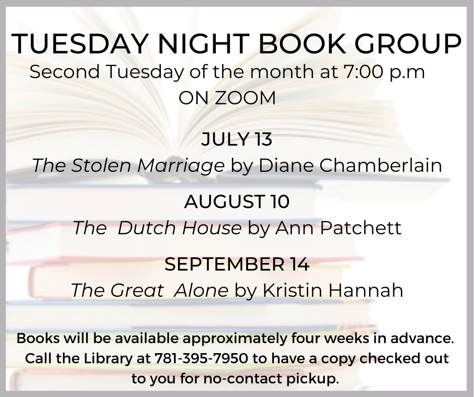 Tuesday Night Book Group Zoom event image
