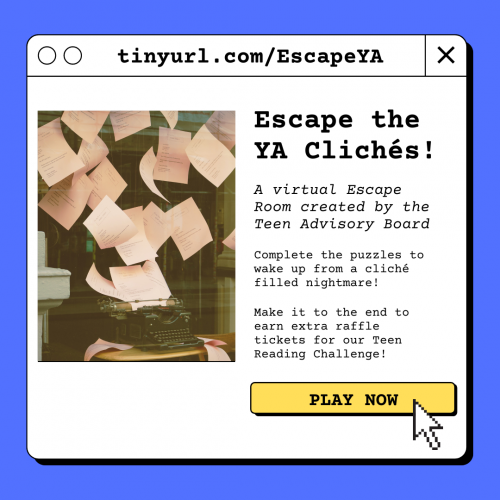 Ya Cliches Escape Room Charlotte And William Bloomberg Medford Public Library