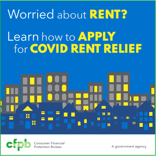 Consumer Financial Protection Bureau tenant and landlord assistance.