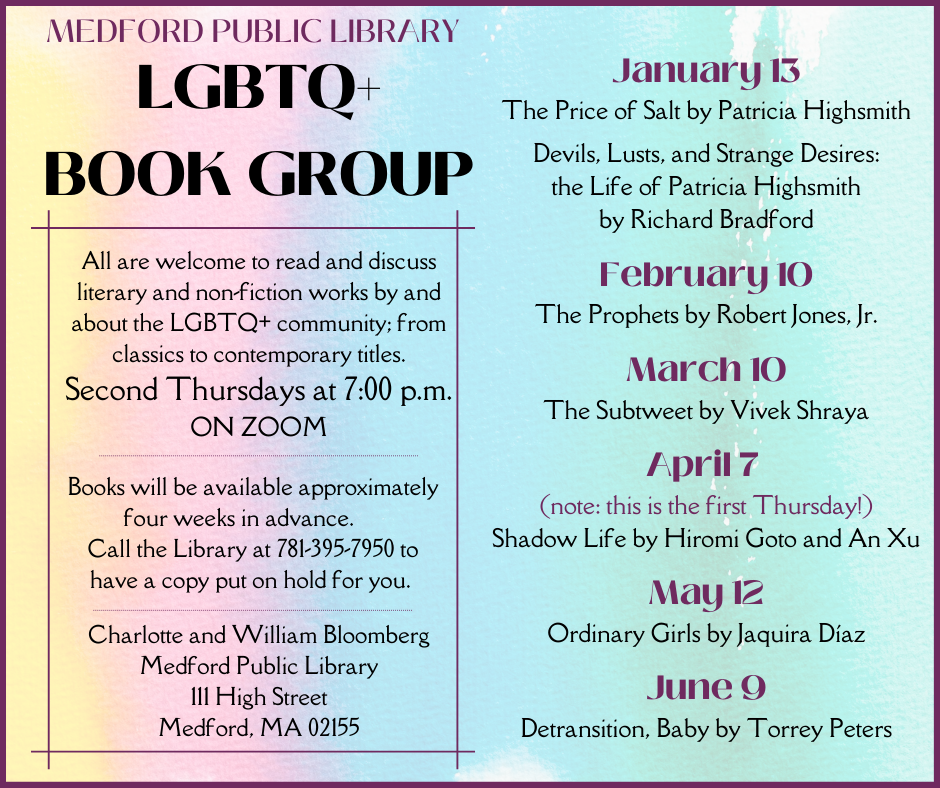 LGBTQ+ Book Group