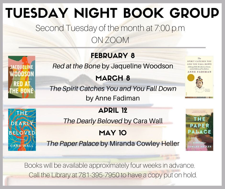 Tuesday Night Book Group Zoom event image