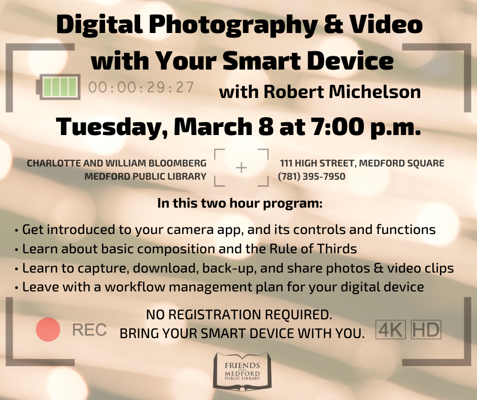 Digital Photography & Video with Your Smart Device event image