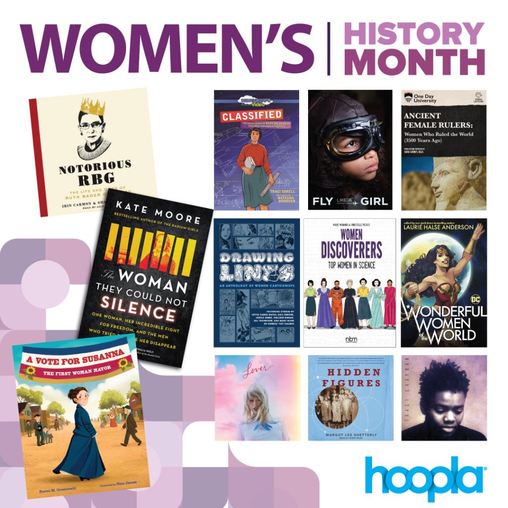 Women's History Month on hoopla