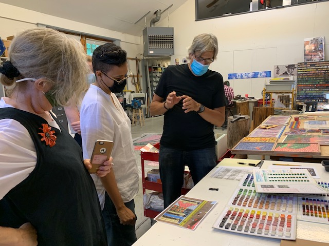 Artist visit to the Miotto Studio - August 2020
