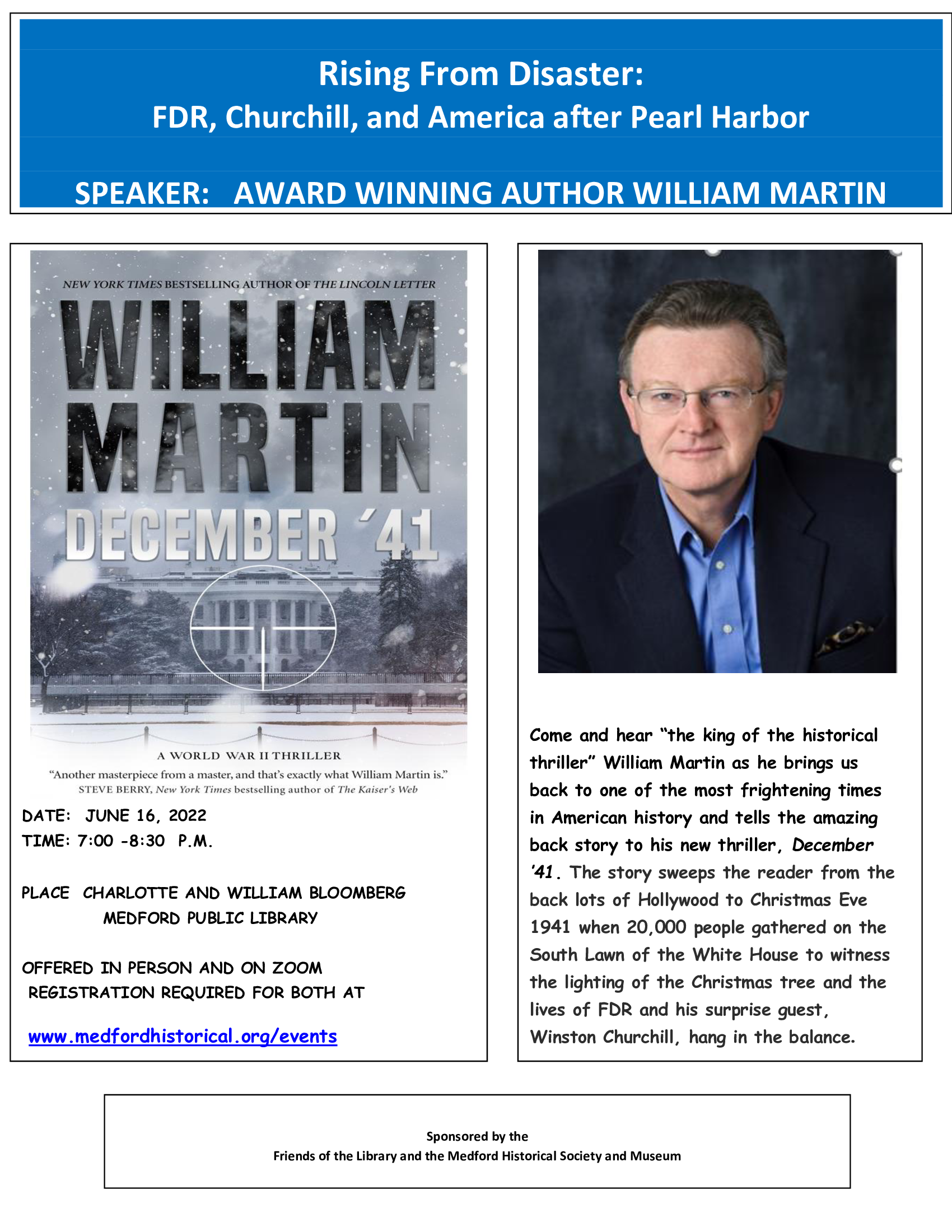 MHSM William Martin event image