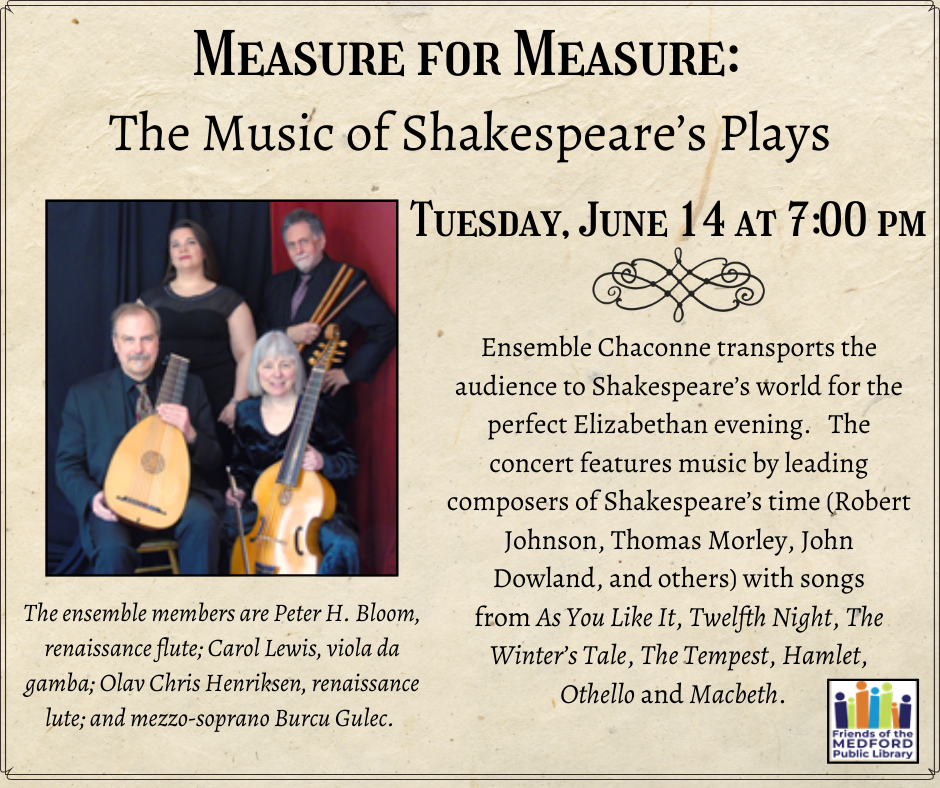 Measure for Measure event flyer