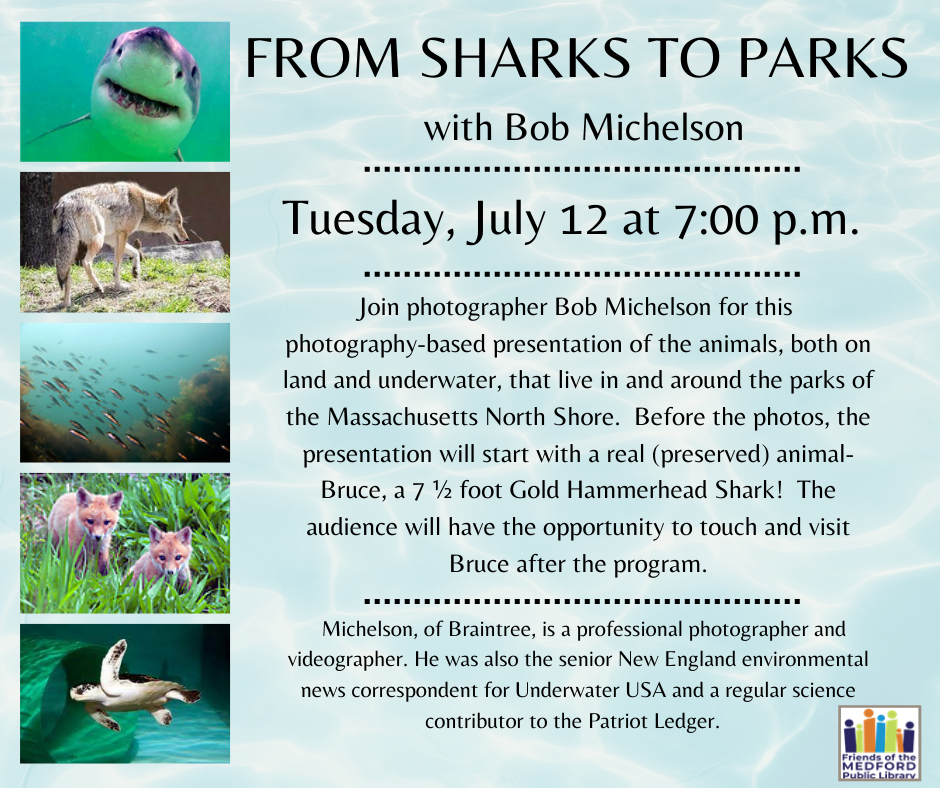 Sharks to Parks event flyer