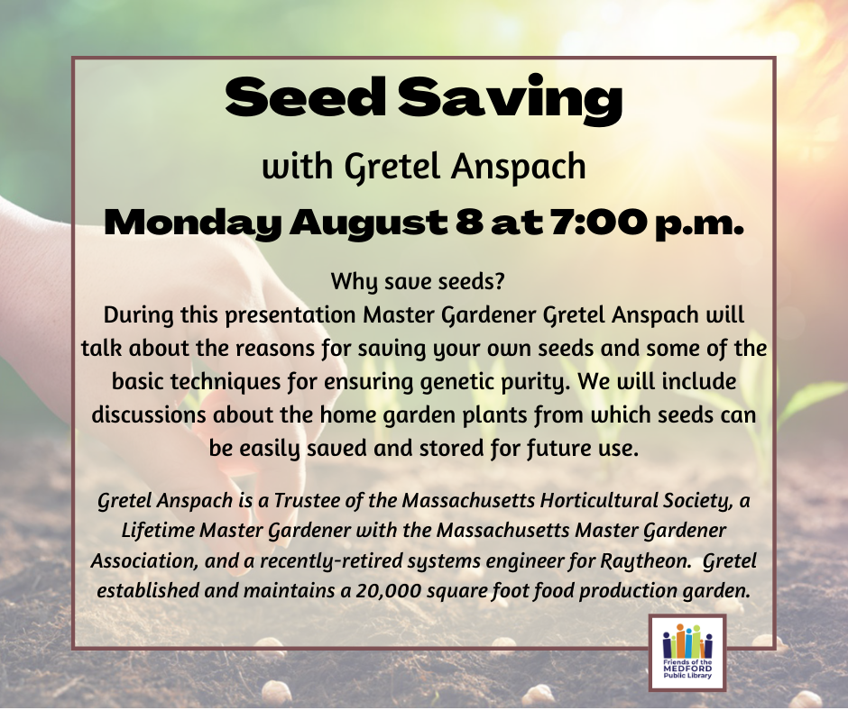 Seed Saving event flyer