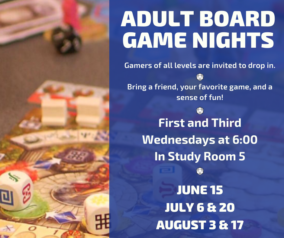 Summer Game Night event flyer