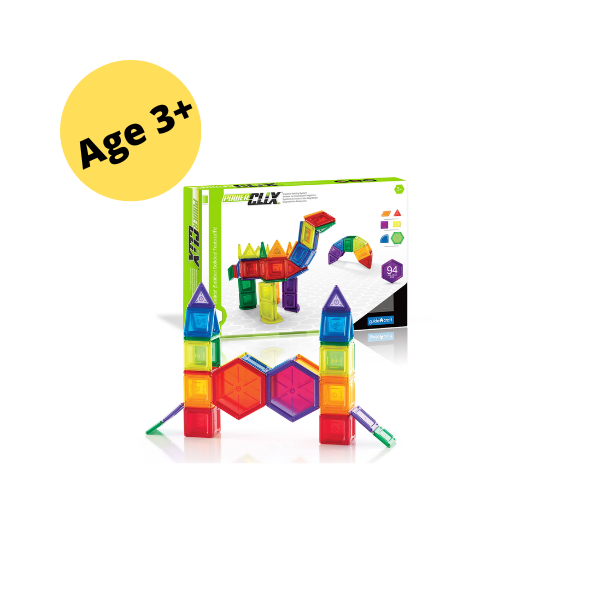 image of magnet tile building blocks text reads ages 3+