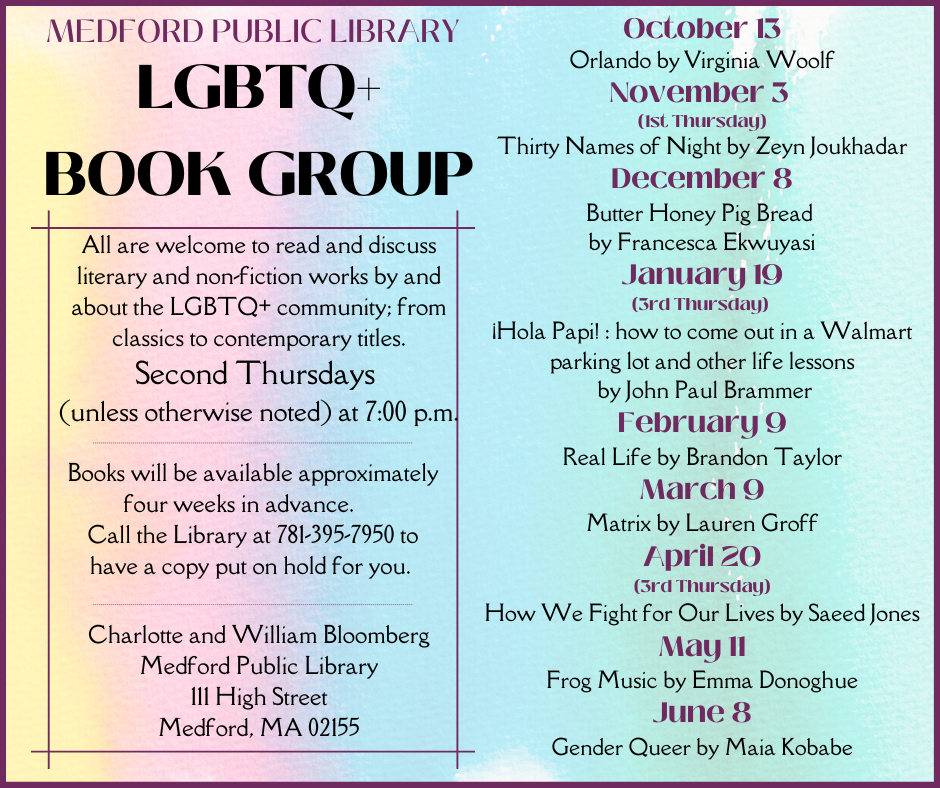 LGBTQ+ Book Group image