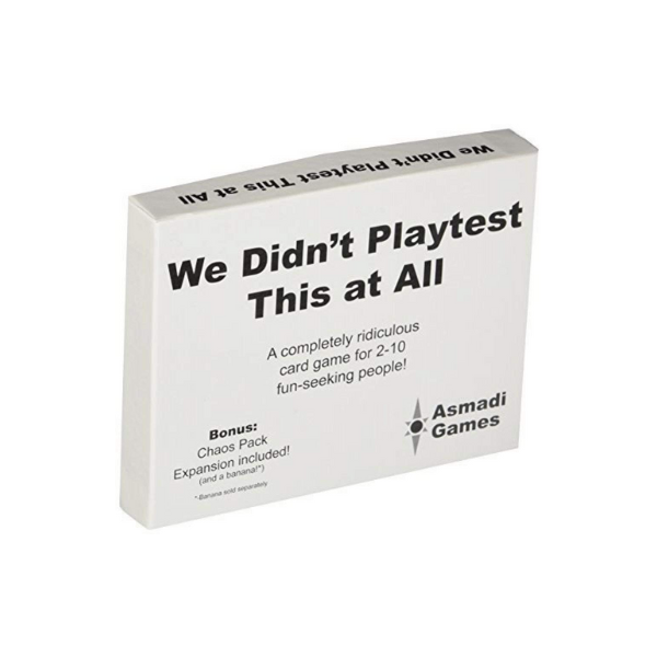 image of we didn't play test this at all game