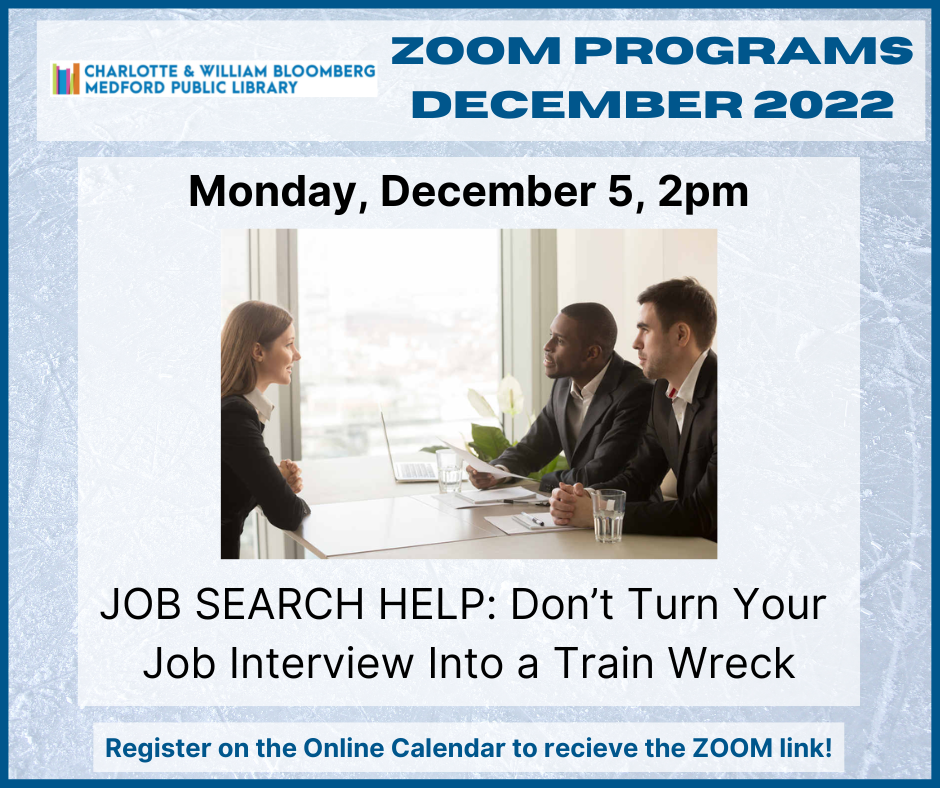 ZOOM, Job Search: Don't Turn Your Job Interview into a Trainwreck