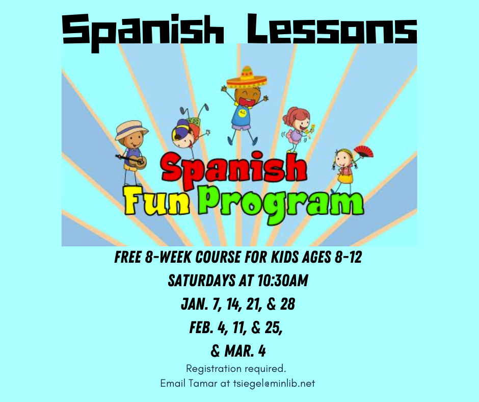 free spanish lessons 8 week course for ages 8-12