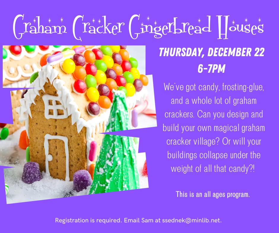 We've got candy, frosting-glue, and a whole lot of graham crackers. Can you design and build your own magical graham cracker village? Or will your buildings collapse under the weight of all that candy?!