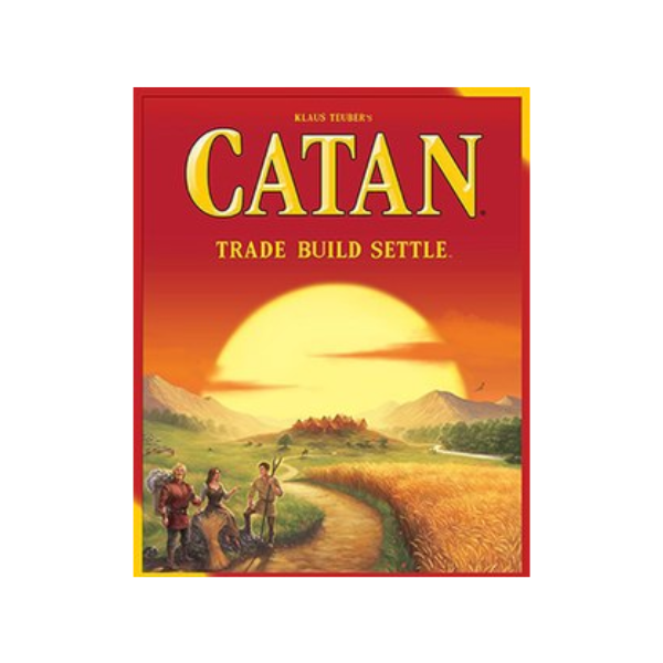 image of cover of settlers of catan game