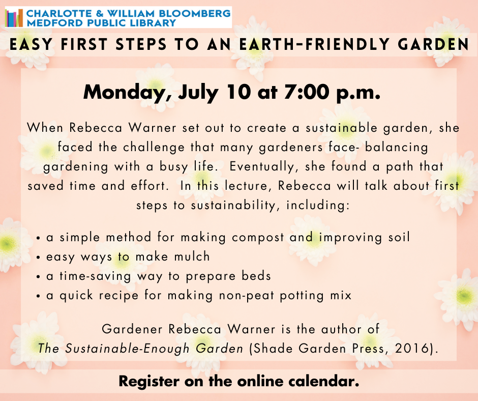 Easy First Steps to an Earth-Friendly Garden event image