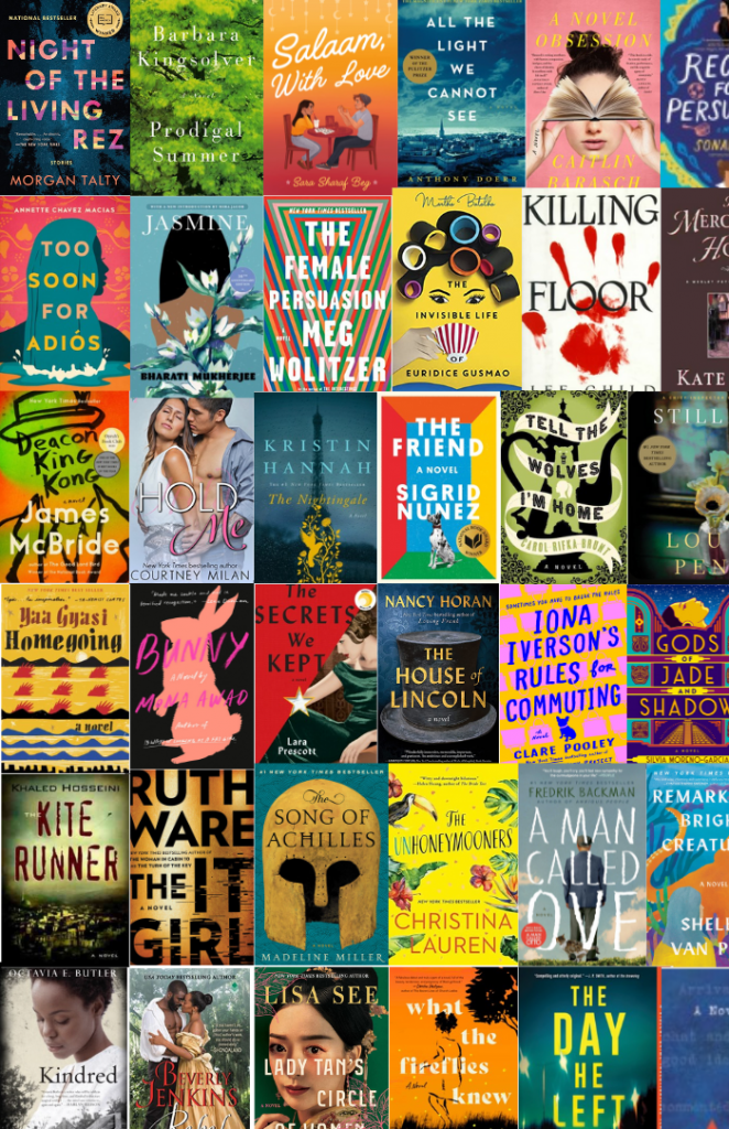 image of various book covers