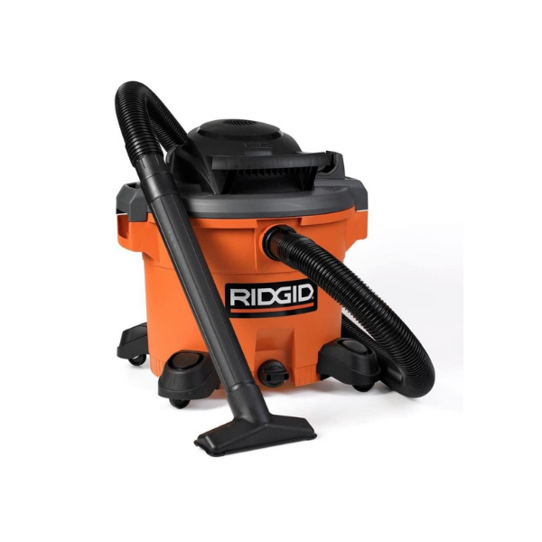 image of orange wet/dry shop vacuum