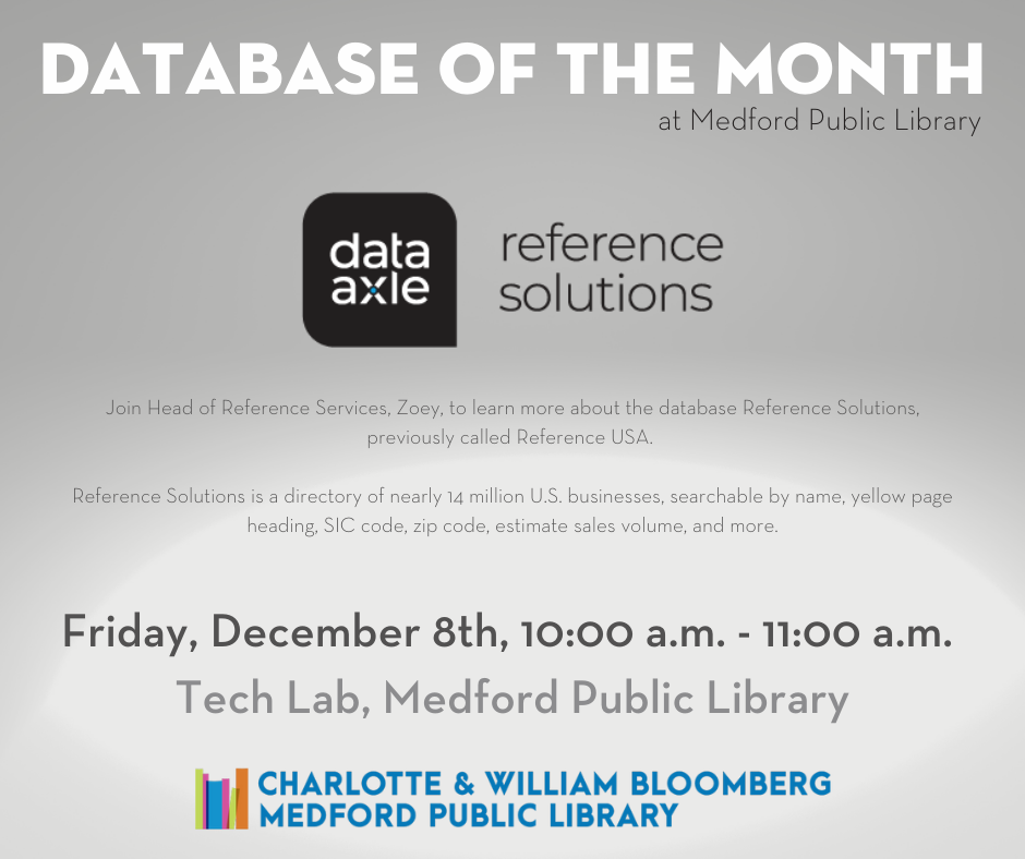 Database of the Month: Reference Solutions event image