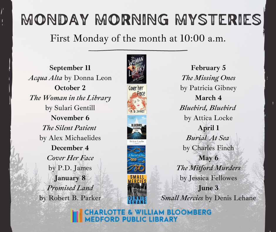 Monday Morning Mysteries Book Group image