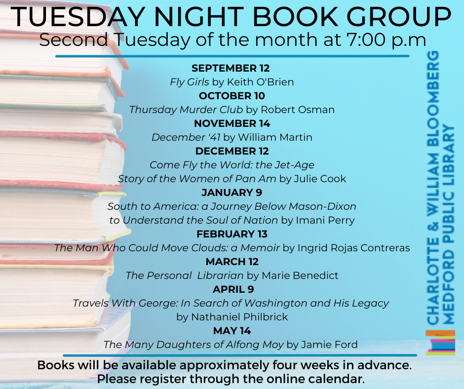 Tuesday Night Book Group 2023-24 image