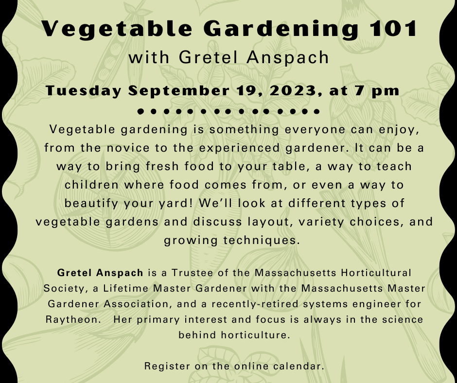 Vegetable Gardening 101 event image