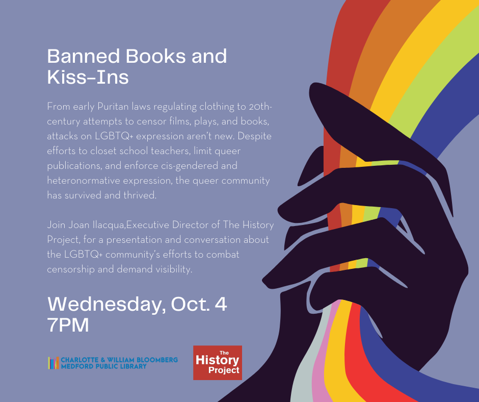 Banned Books and Kiss-Ins with the History Project event image.