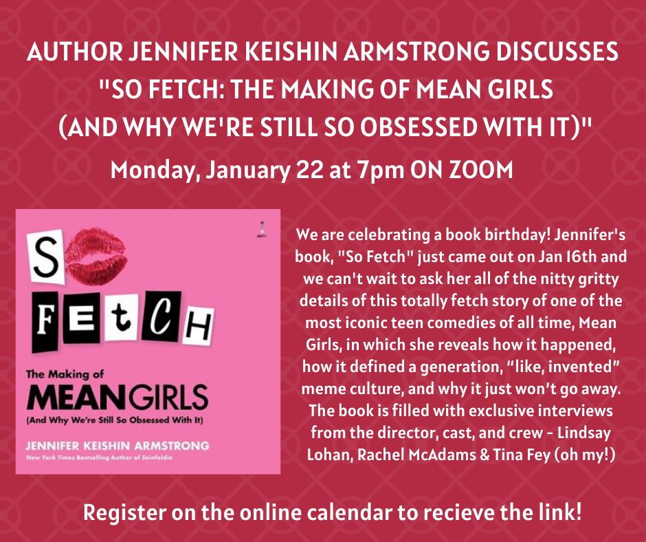 The Making of Mean Girls Author talk ON ZOOM event image