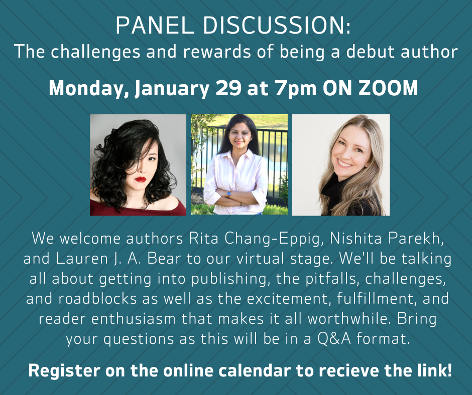 Panel Discussion with Debut Authors ON ZOOM event image
