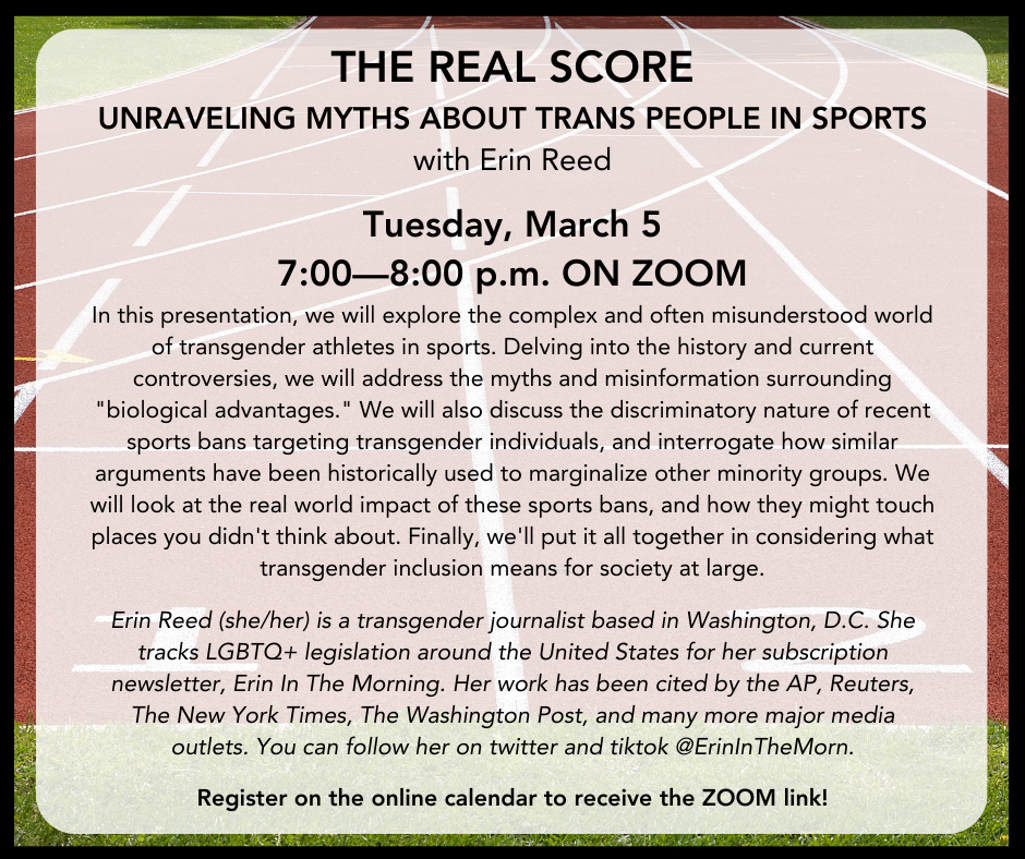 The Real Score with Erin Reed ON ZOOM event image