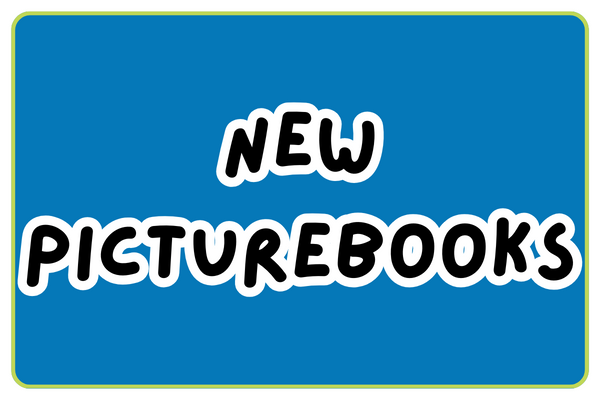 blue and green new picturebooks button