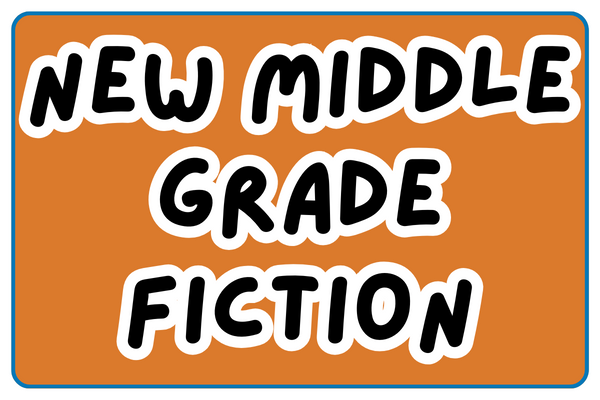 orange and blue new middle grade fiction button