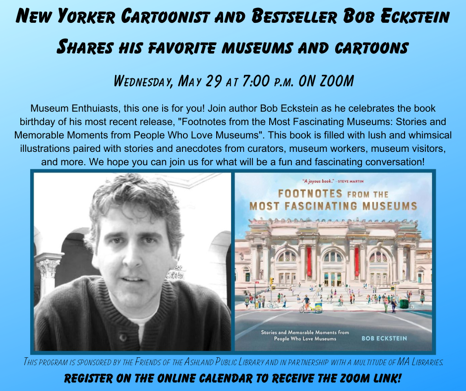 bob eckstein on zoom may 29 7pm. register for link