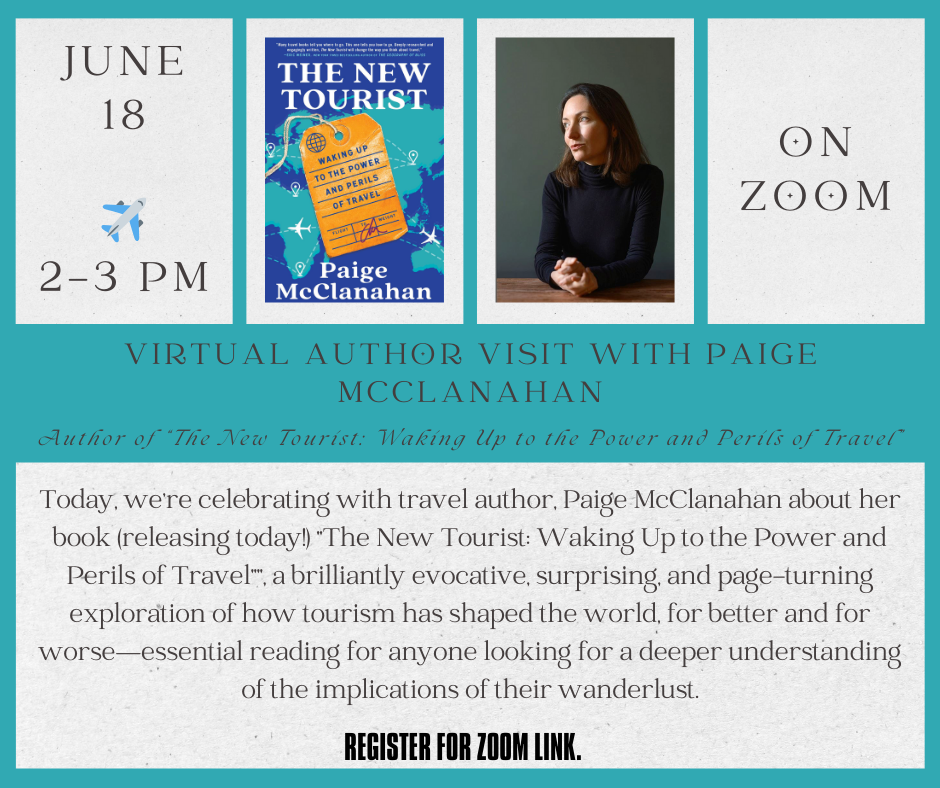 ZOOM: Virtual Author Visit with Paige McClanahan event image.