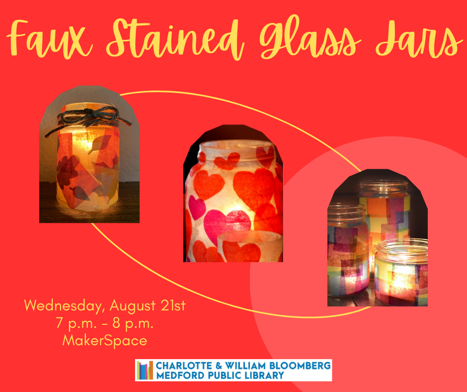 Faux Stained Glass Jars