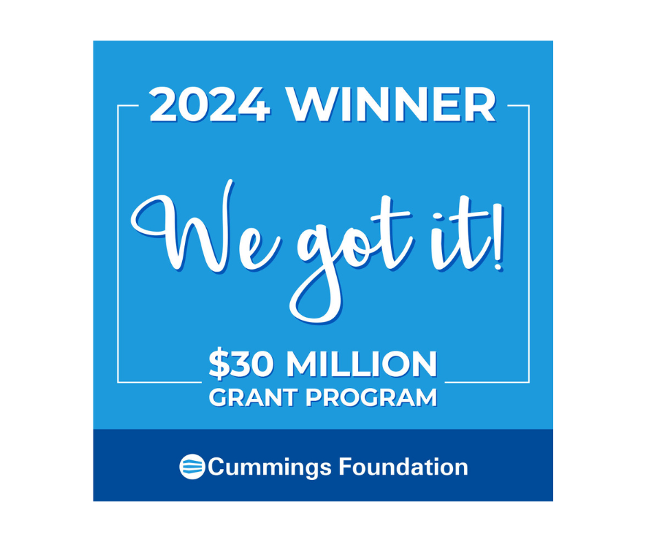 2024 winner "we got it!" $30 million grant program from the cummings foundation