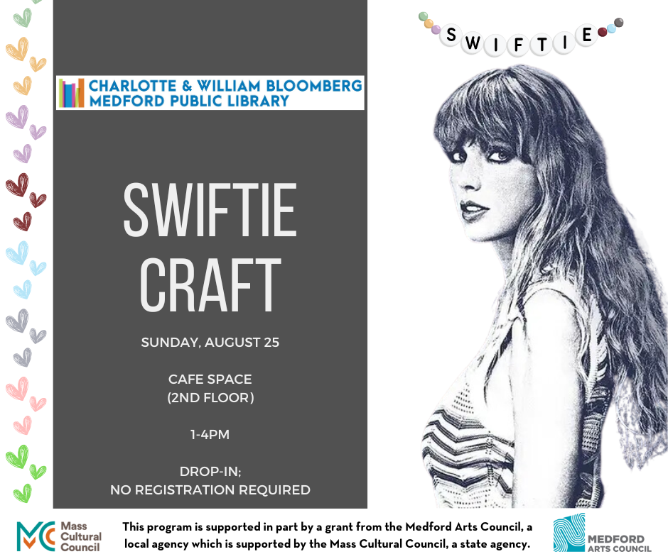 swiftie craf 1-4 august 25 no registration required adult program only