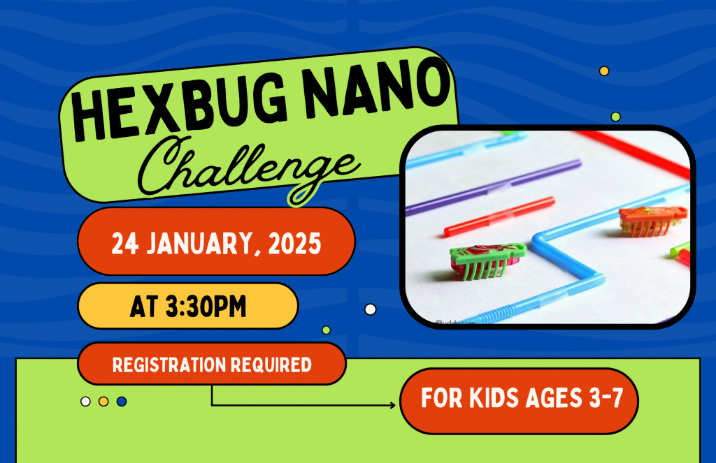 Flyer for the Hex Bug Nano Challenge