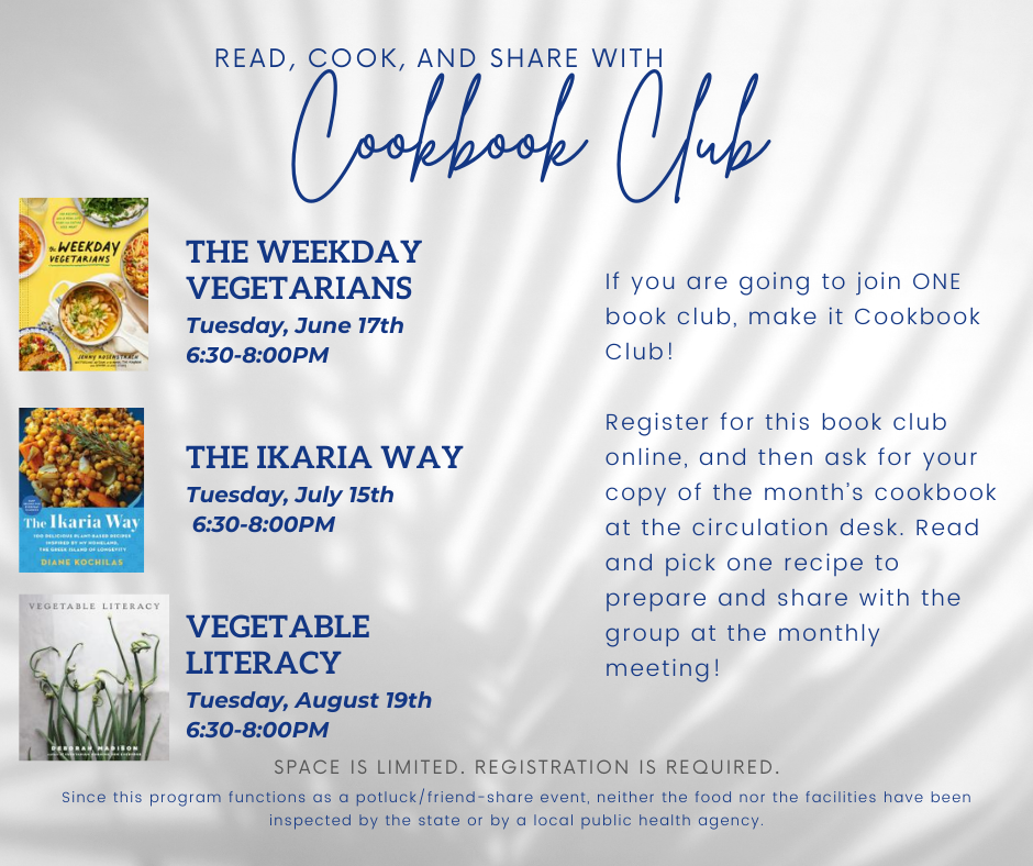 Cookbook Club events