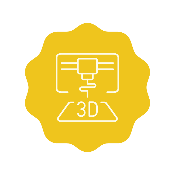 3d printer badge logo