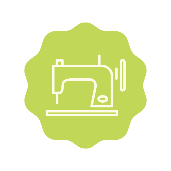 sewing machine badge logo