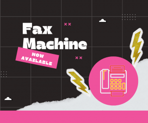 fax machine now available