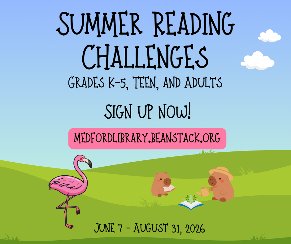 Summer reading challenge for 2026 announcement.