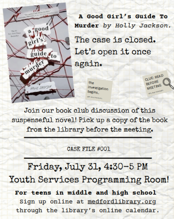 07.31.26 Teen Volunteer Book Club